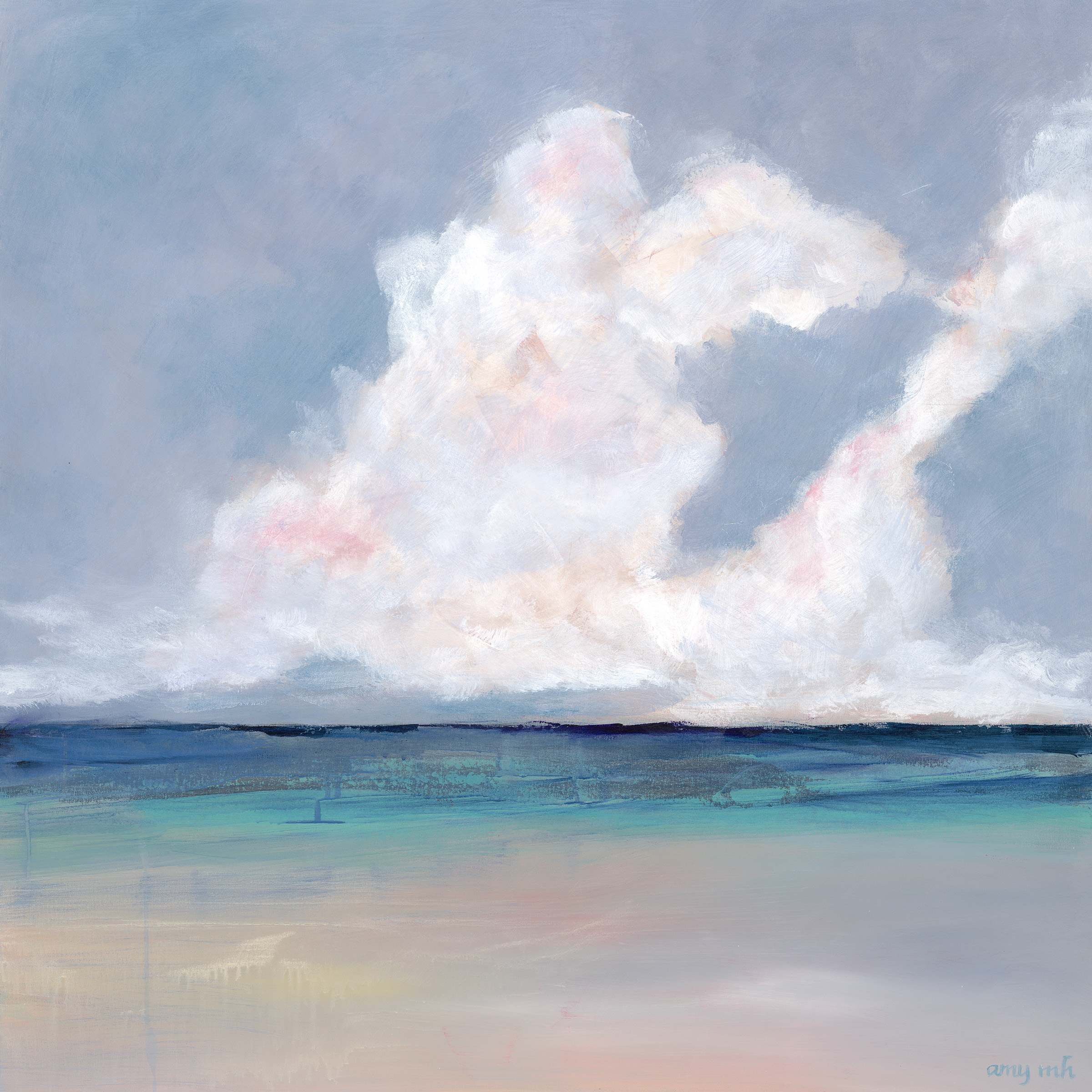 Coastal Light 48 x 48 coastals 2019 Naples Florida Art Gallery