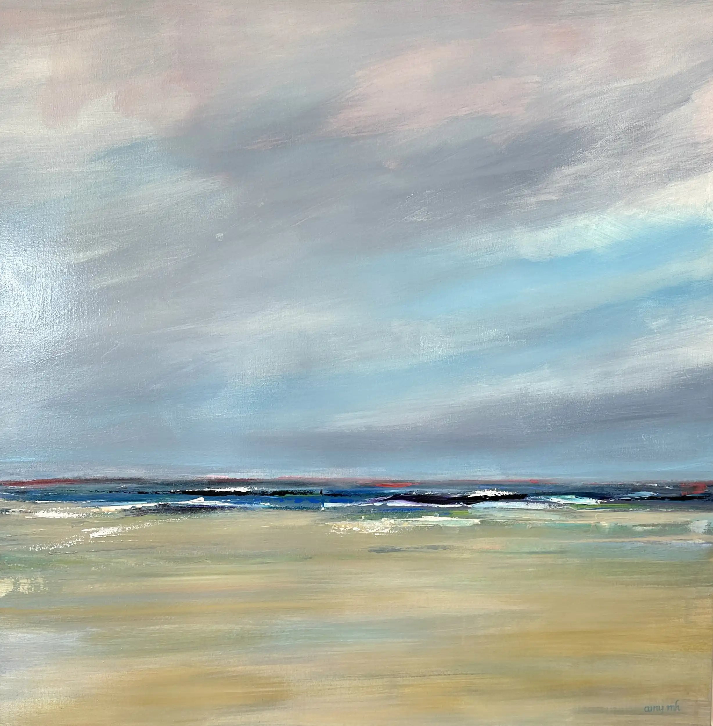Center Stage 48 x 48 coastals 2023 Naples Florida Art Gallery