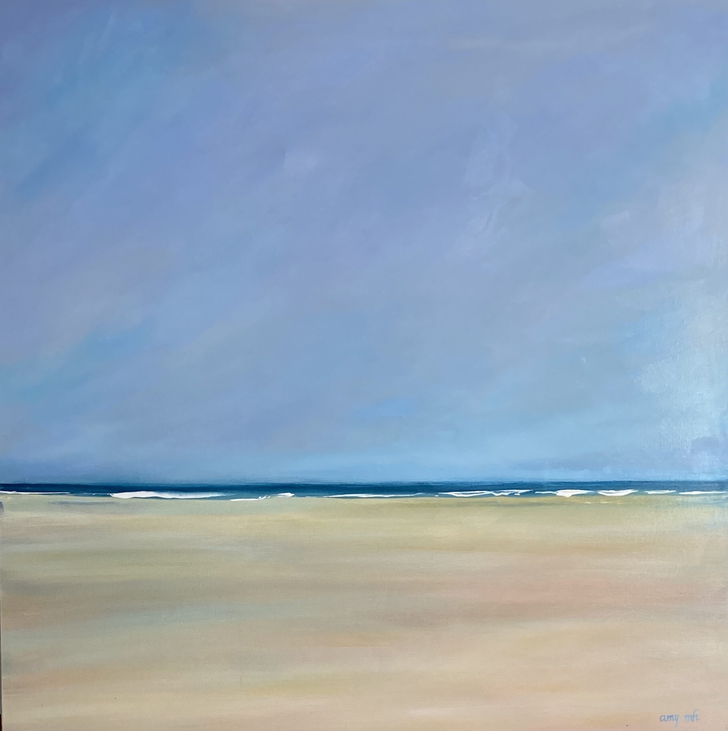 In the Quiet 48 x 48  coastals 2020 Naples Florida Art Gallery