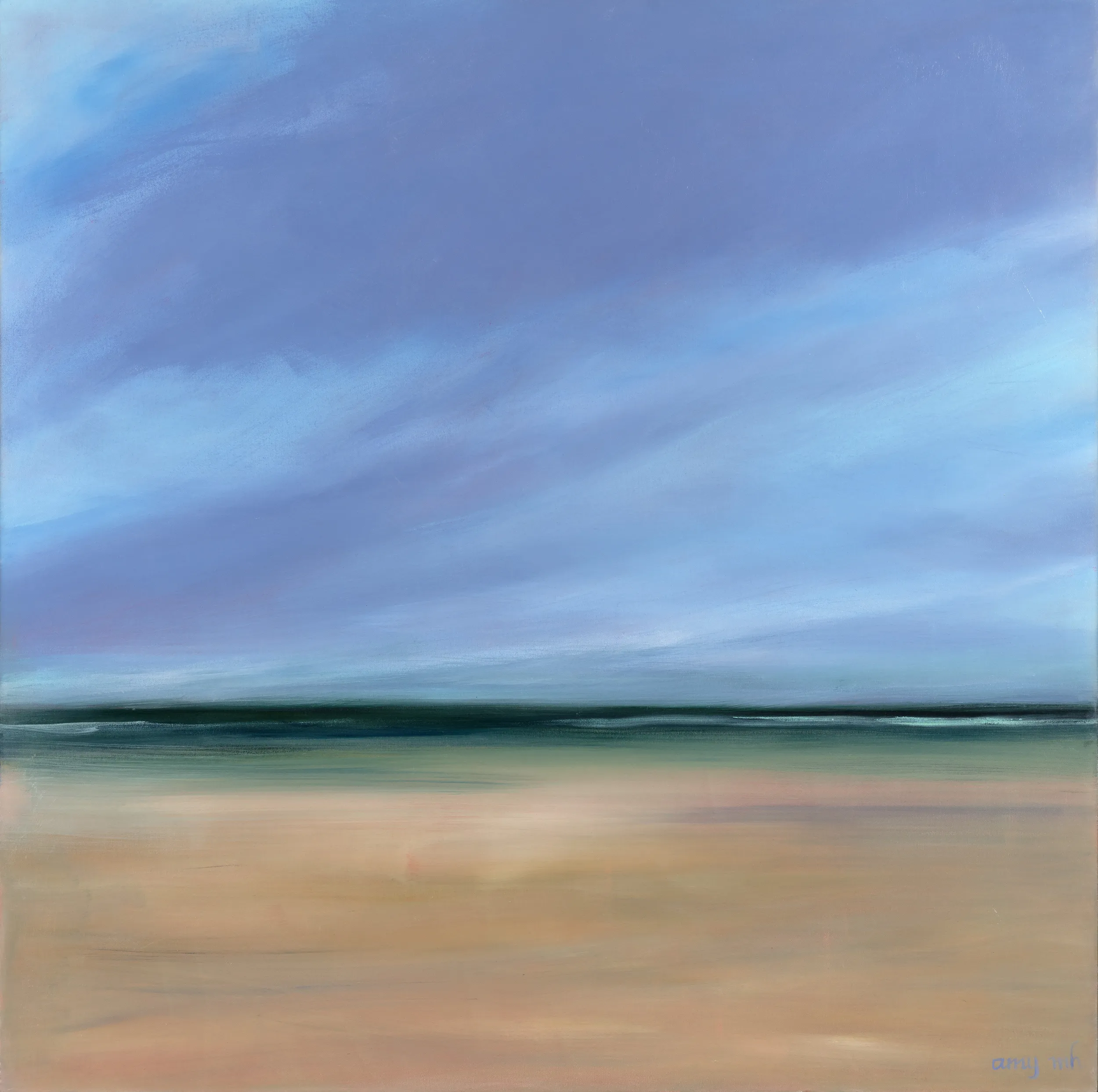 Ocean Light 48 x 48 coastals 2021 Naples Florida Art Gallery