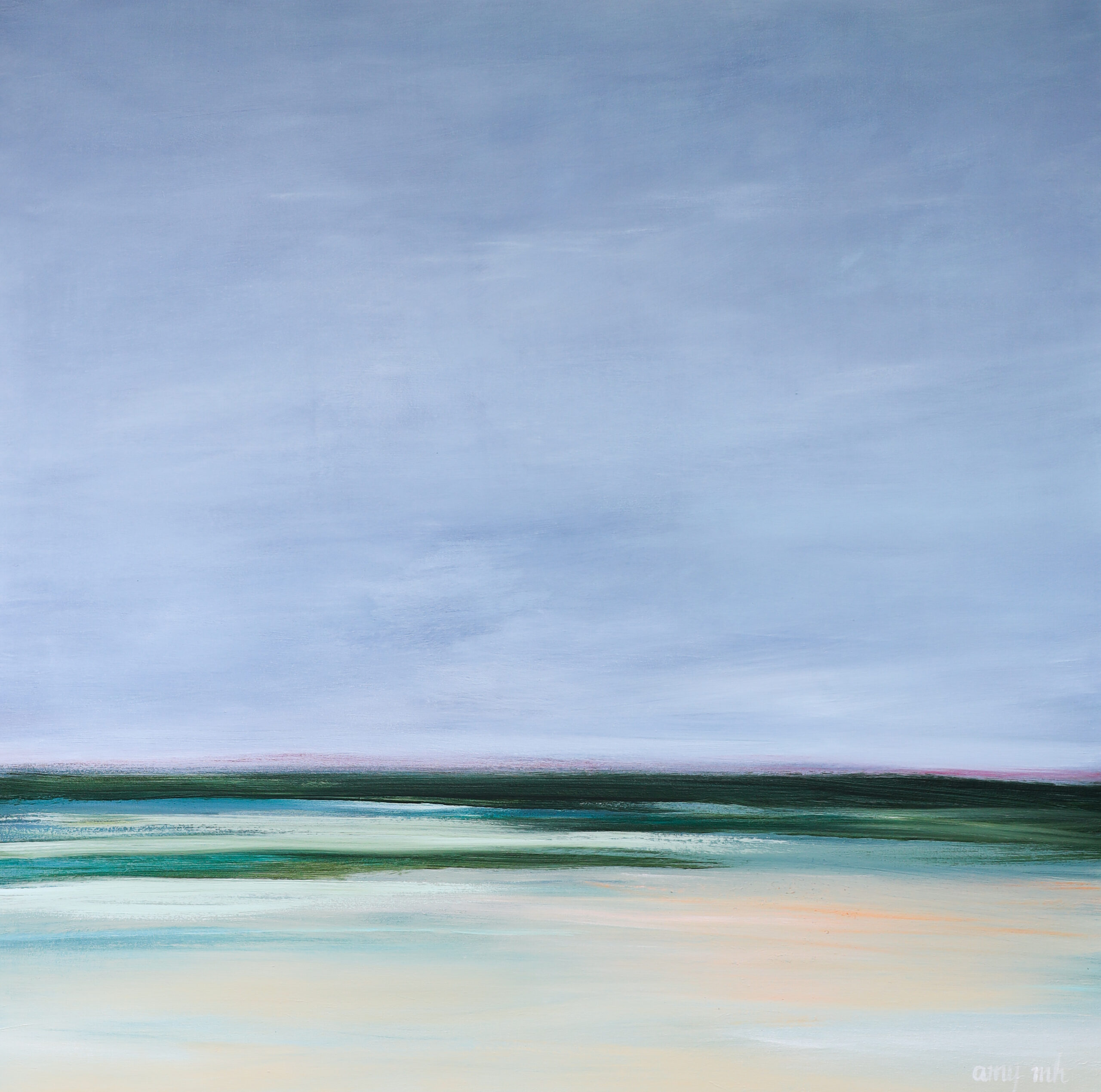 Aqua 48 x 48 coastals 2021 Naples Florida Art Gallery