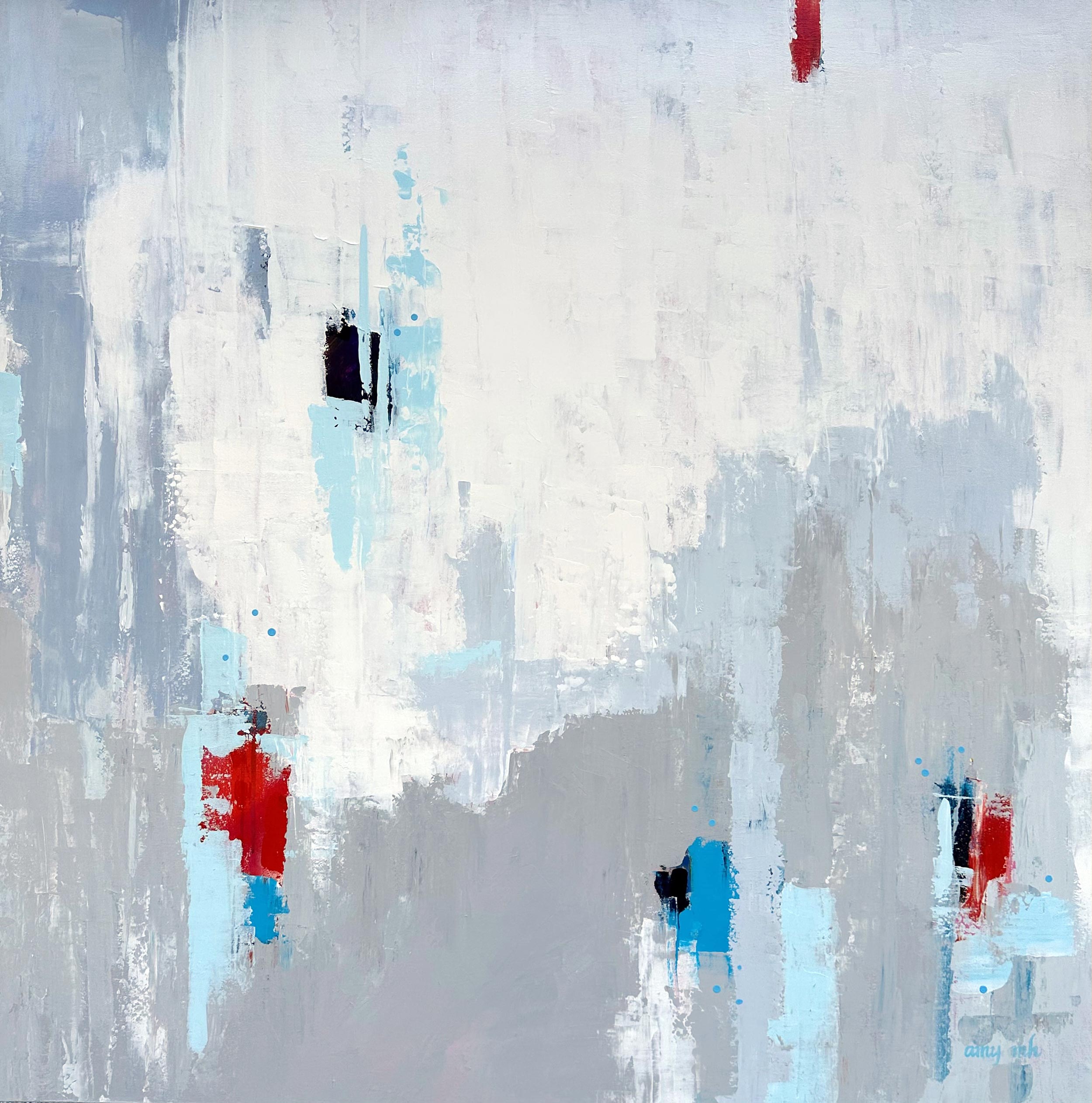 Regatta 60 x 60 abstracts 2023 Naples Florida Art Gallery