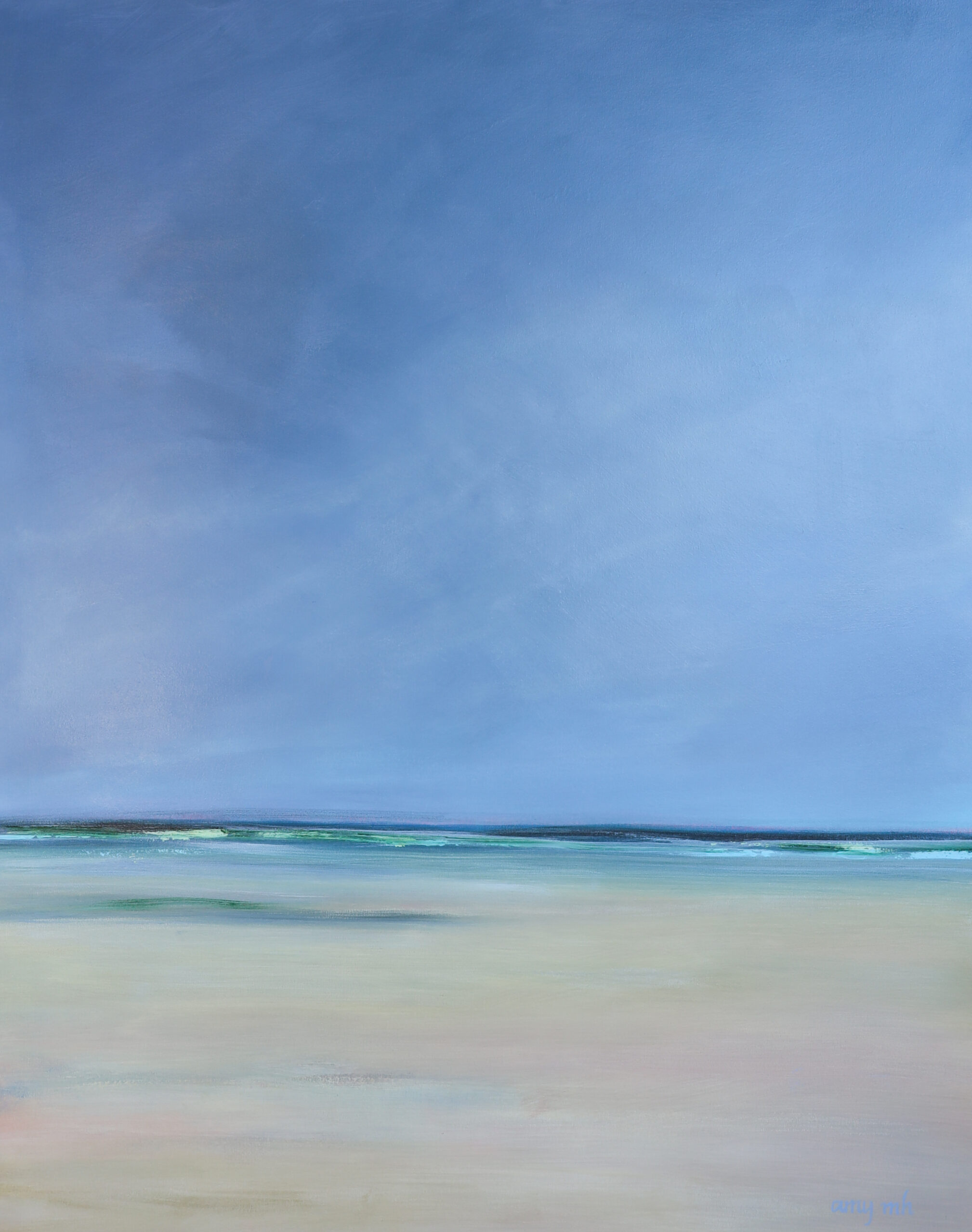 The Calm 60 x 48 coastals 2022 Naples Florida Art Gallery