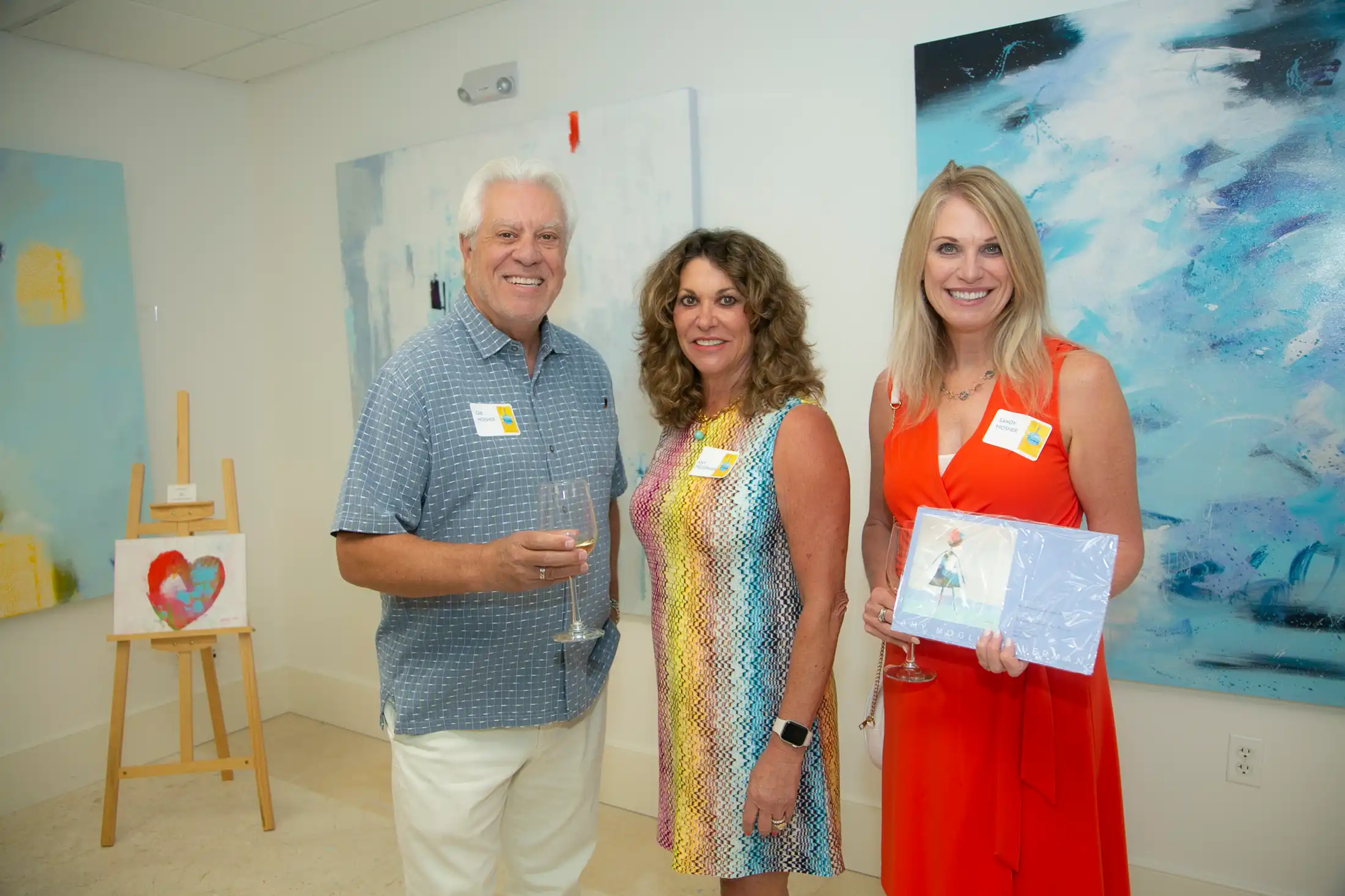 Amy Art Gallery in the Naples Design District Gib Mosher Amy Moglia Heuerman Sandy Mosher