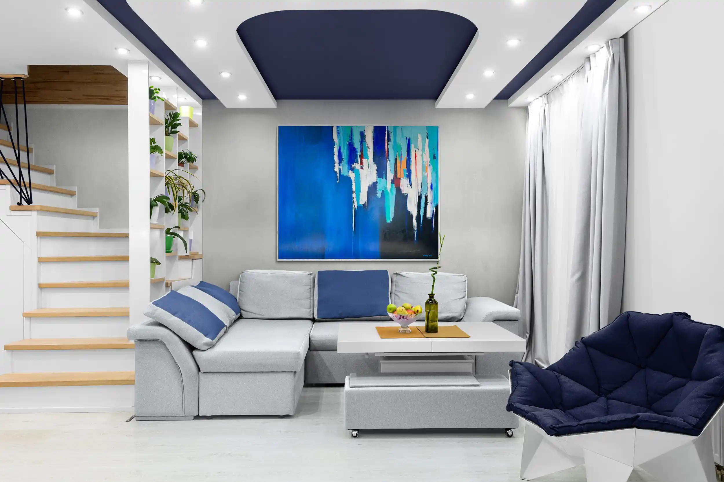 Stylish contemporary living room 