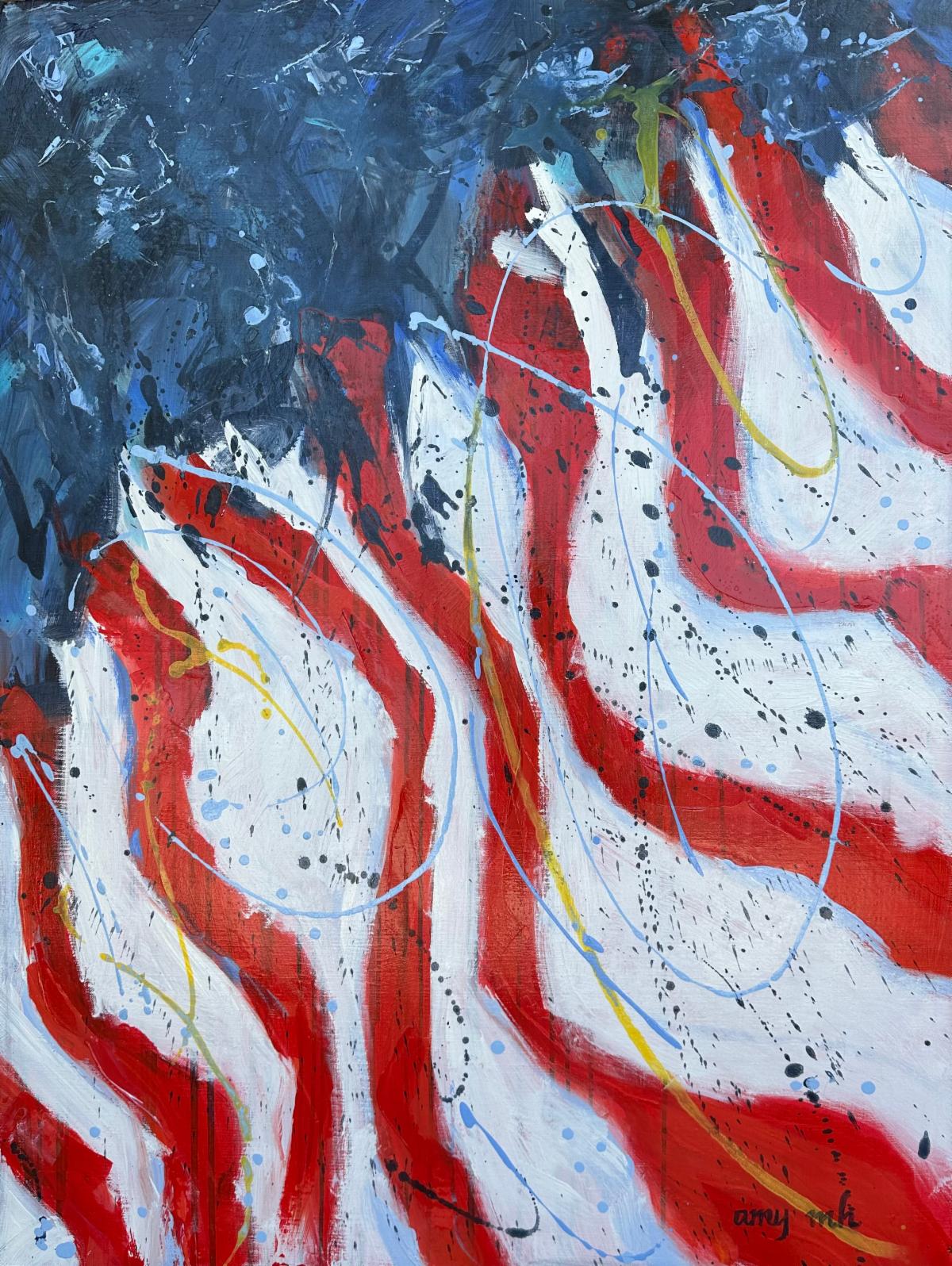 Swinging into Summer Amy Moglia Heuerman Grace Glory 30x40 Inches