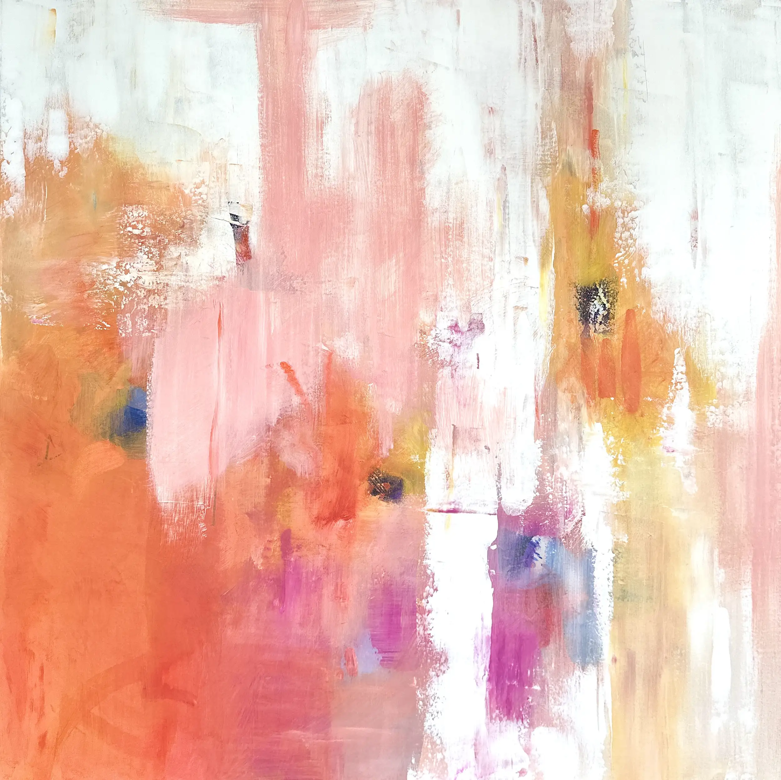 Parfait 48 x 48 abstracts 2023 Naples Florida Art Gallery