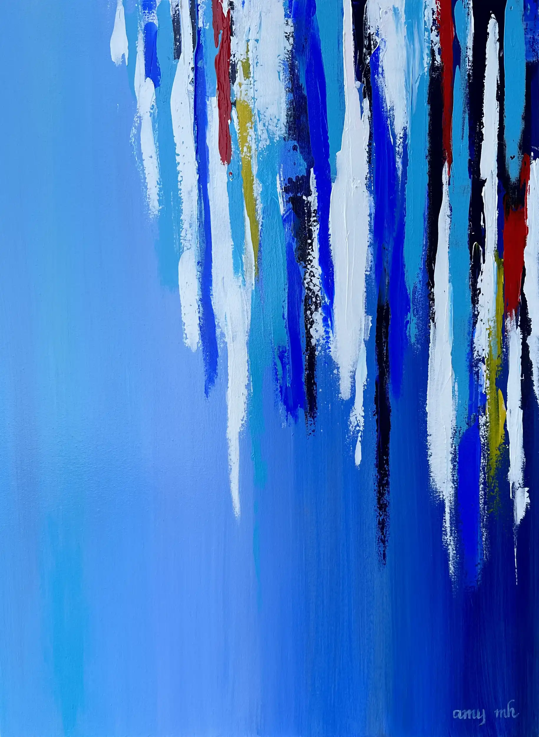 Rags to Riches 40 x 30 abstracts 2023 Naples Florida Art Gallery