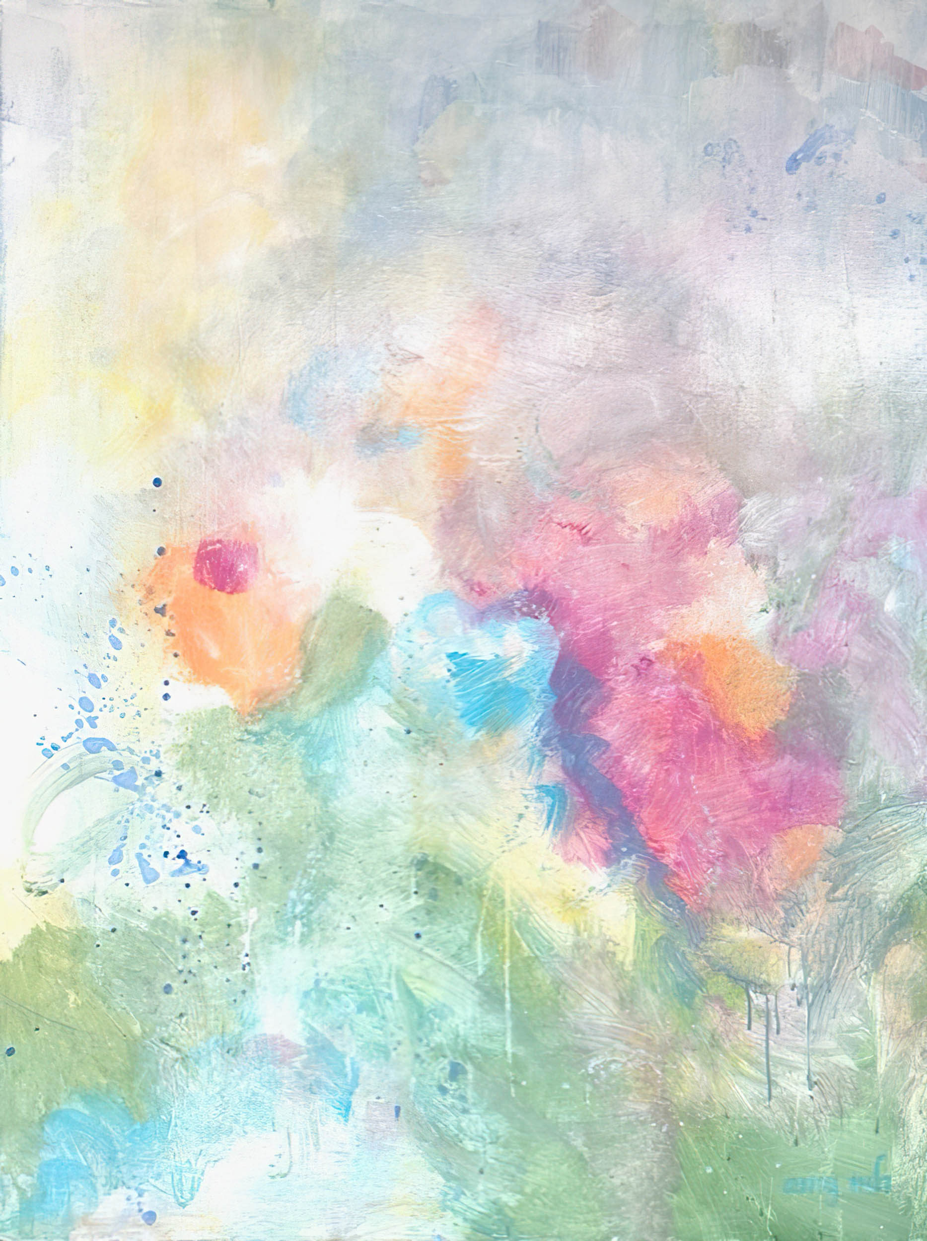 Intuition 30 x 40 abstracts 2023 Naples Florida Art Gallery
