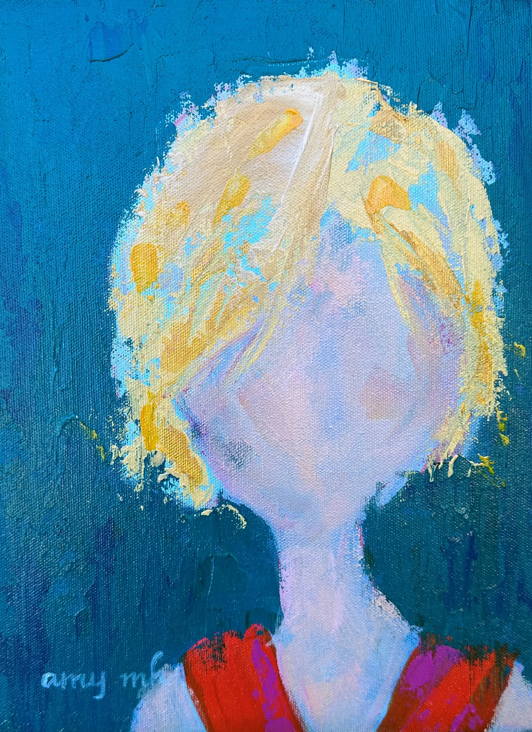 In the Mood 12 x 9 the girls 2024 Naples Florida Art Gallery