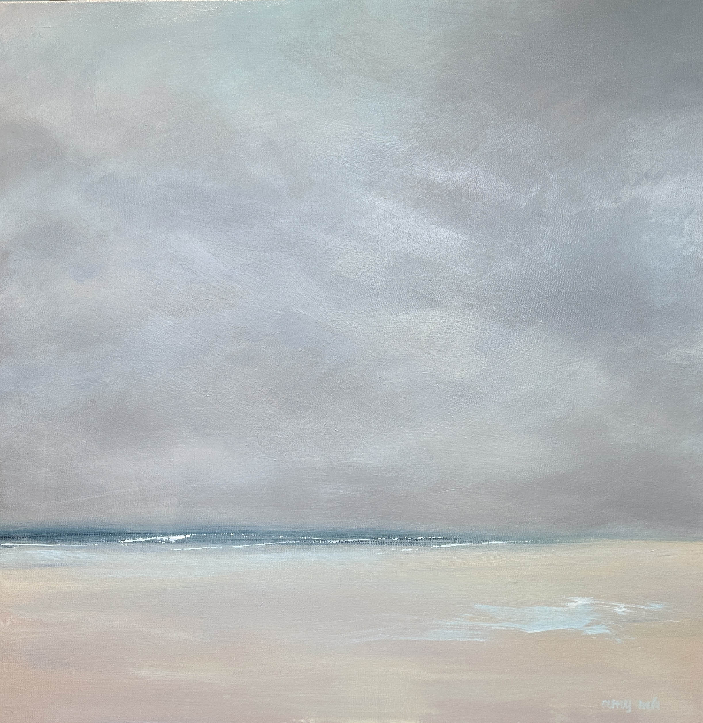Yesterday (framed) 30 x 30 coastals 2024 Naples Florida Art Gallery