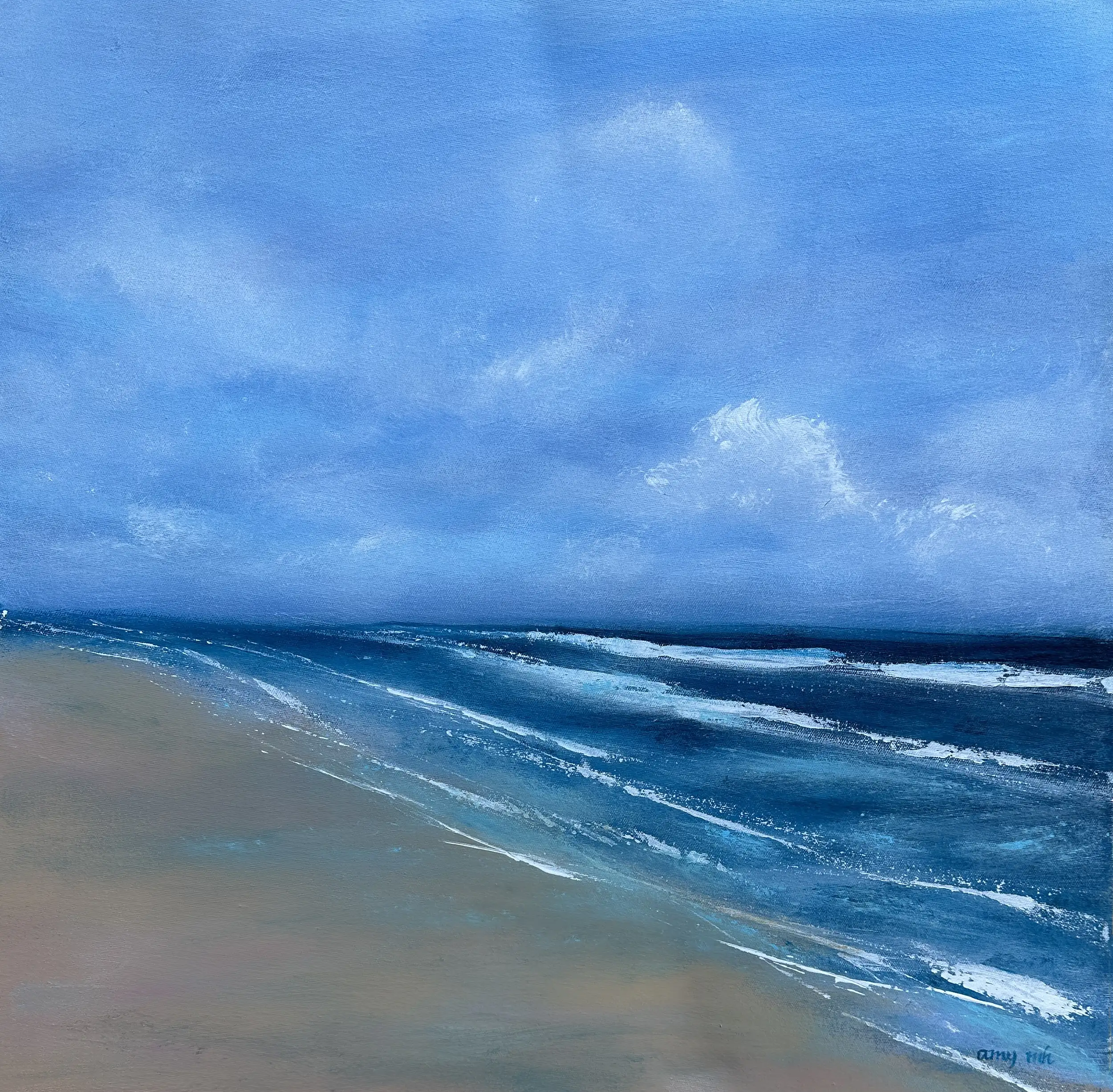 Let the Good Times Roll 24 x 24 coastals 2024 Naples Florida Art Gallery