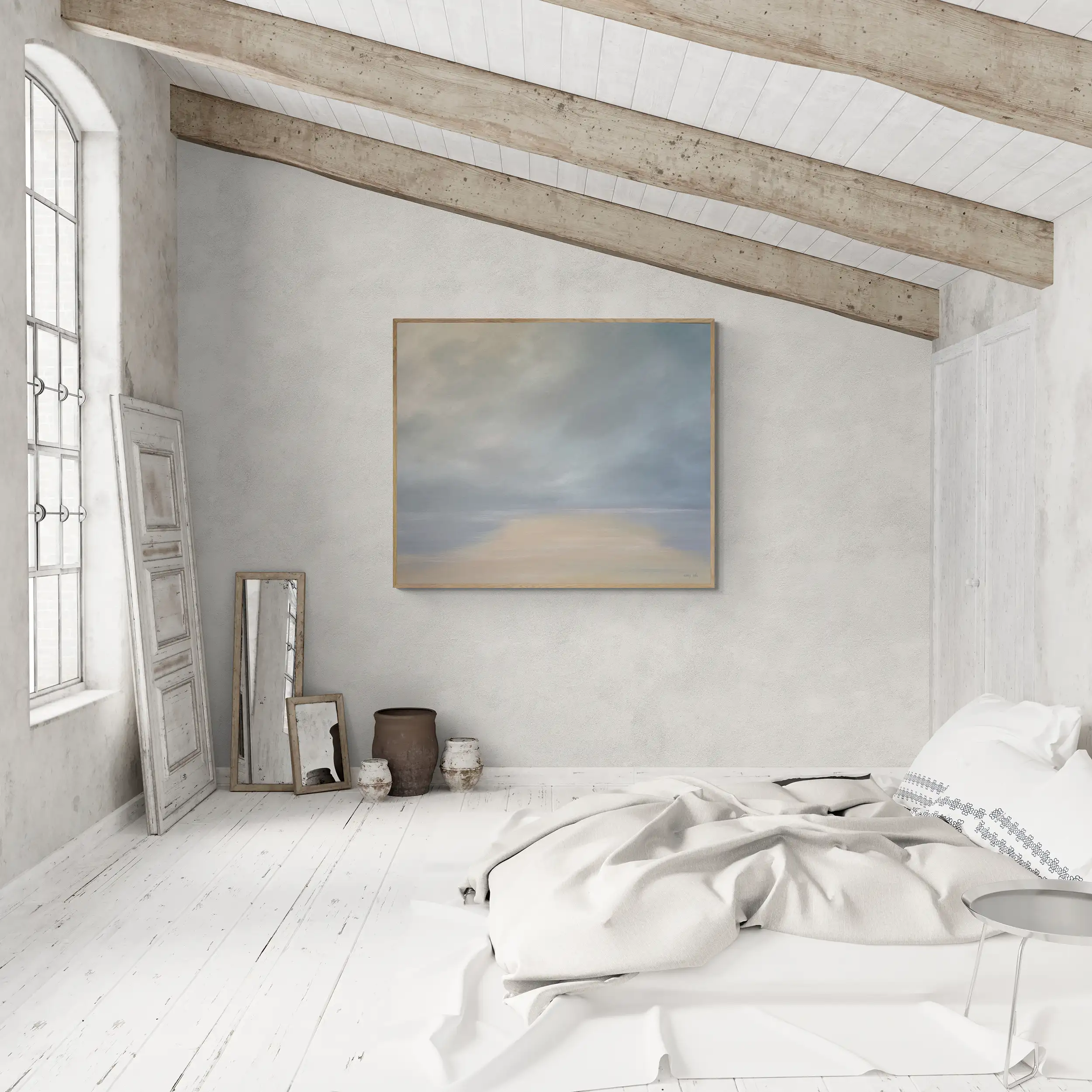 Naples Art large industrial loft bedroom painting 