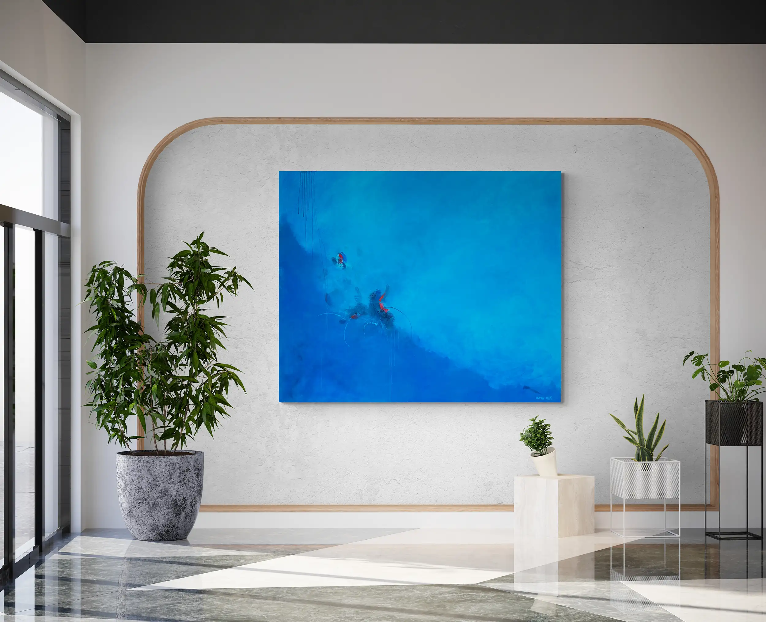 Temptation 60 x 72 Naples abstracts Art Gallery 