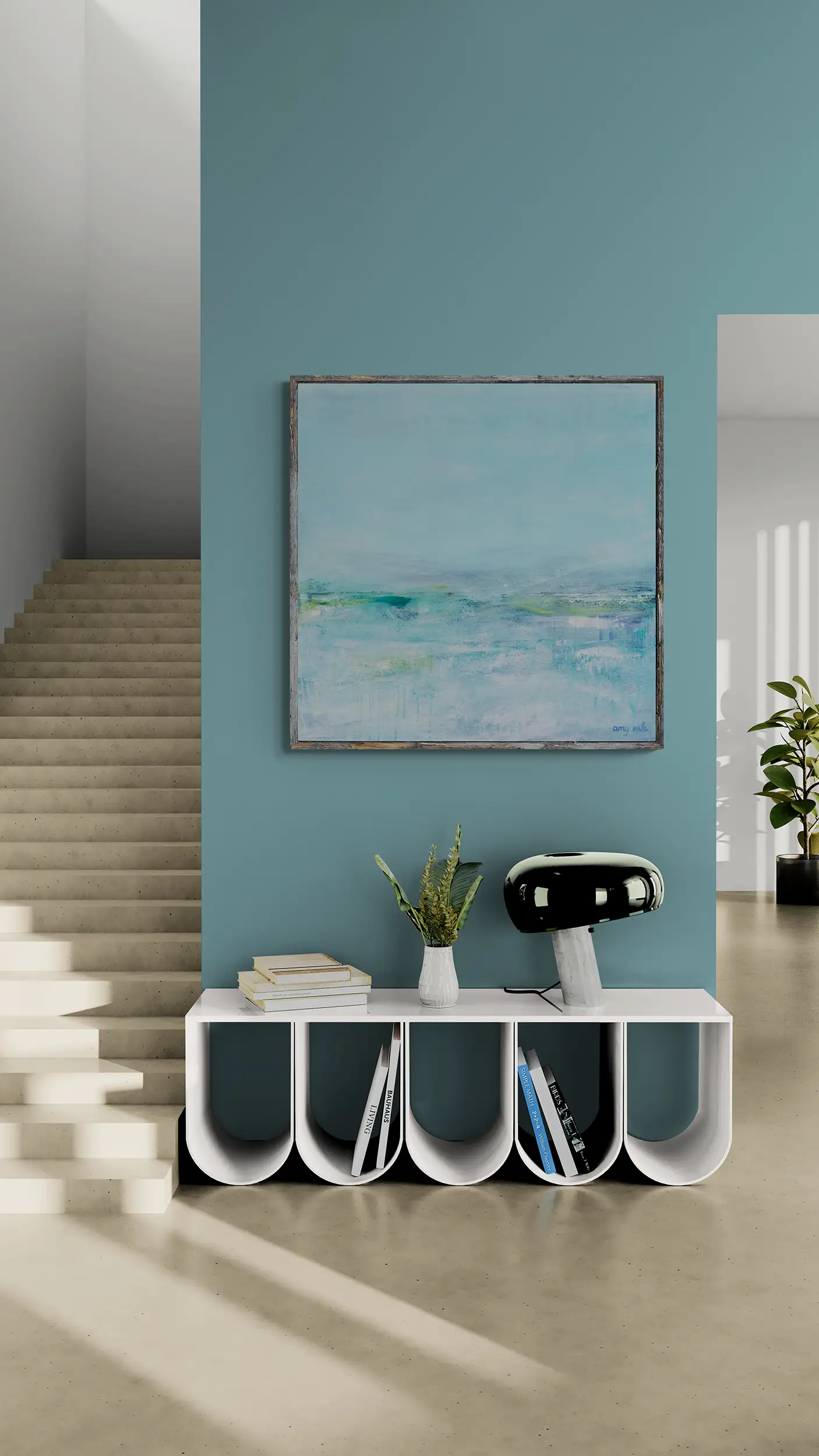 Seafoam 36x36 contemporary-interior-with-fancy-cabinet, Naples Art Galleries