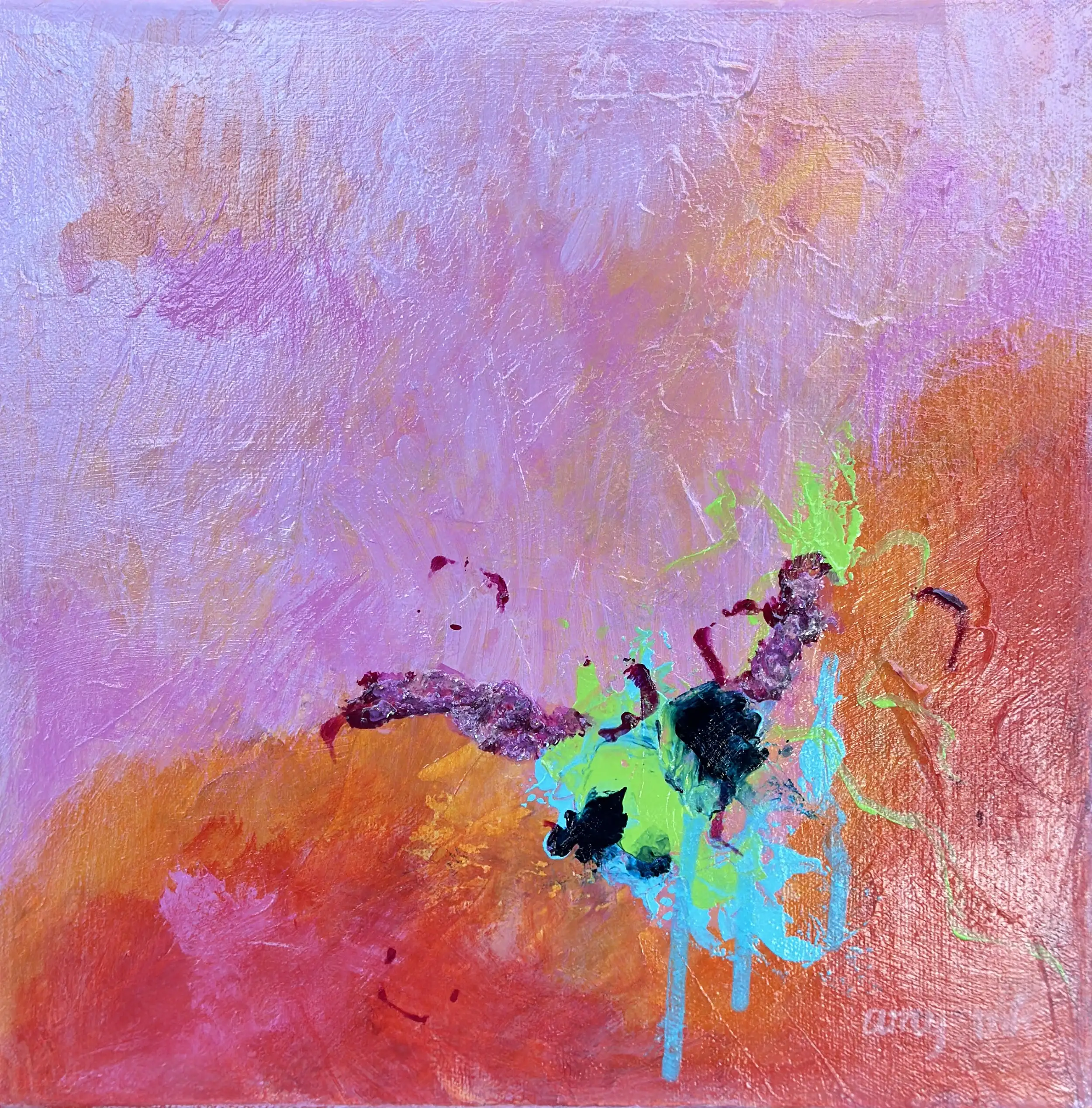 Color Play 12 x 12 abstracts 2025 Naples Florida Art Gallery