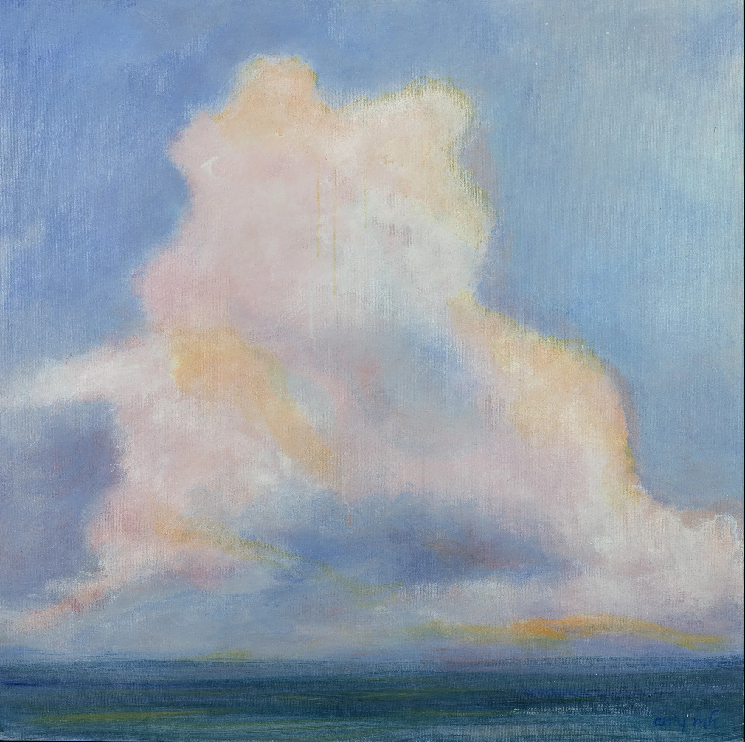 Looking Up 36 x 36 coastals 2025 Naples Florida Art Gallery