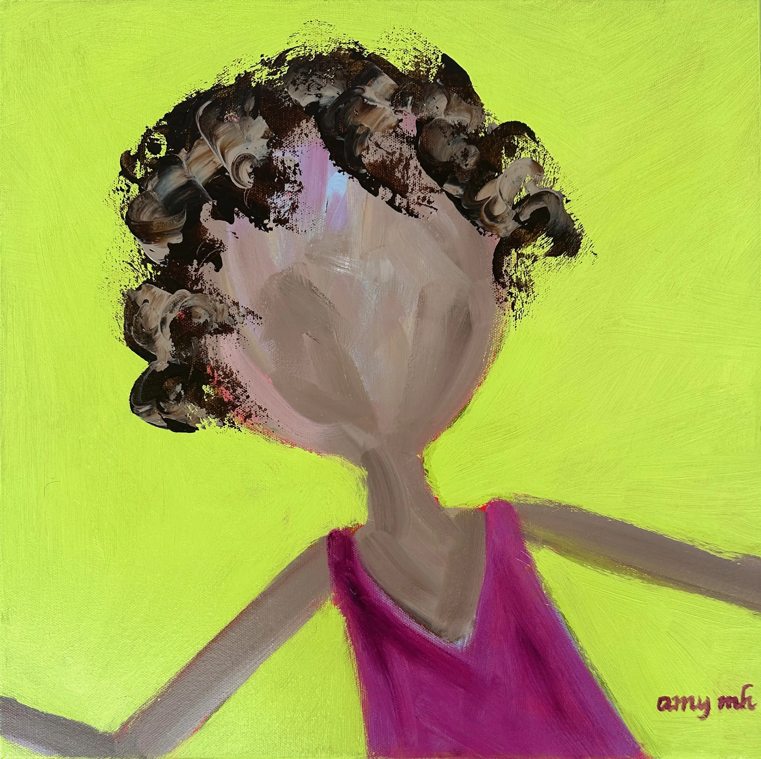 Koolaid 16 x 16 the girls 2025 Naples Florida Art Gallery