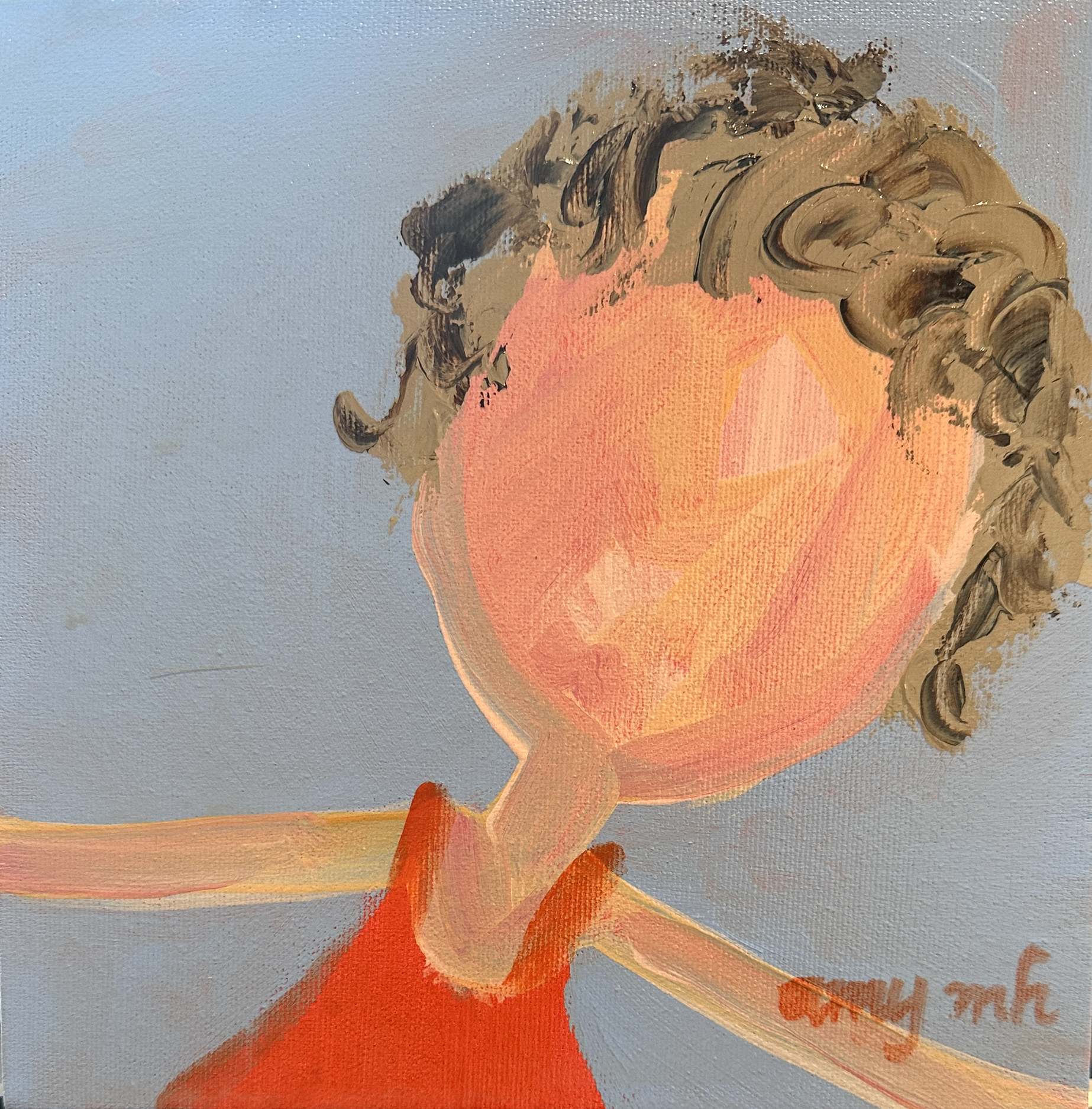 Color Me Cute 8 x 8 the girls 2025 Naples Florida Art Gallery
