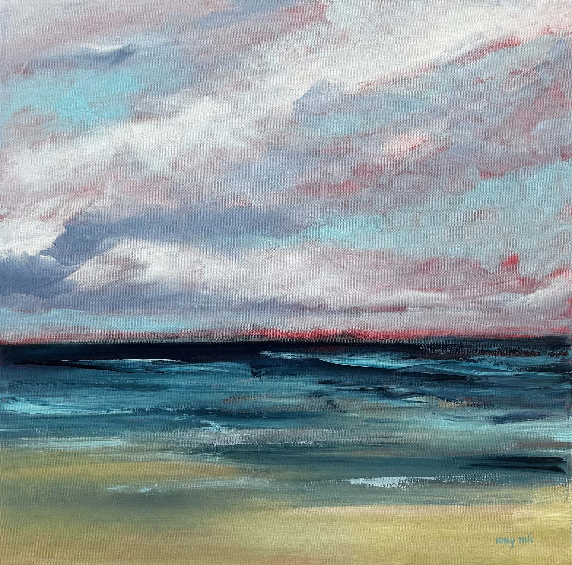 Heaven (framed) 30 x 30 coastals 2025 Naples Florida Art Gallery