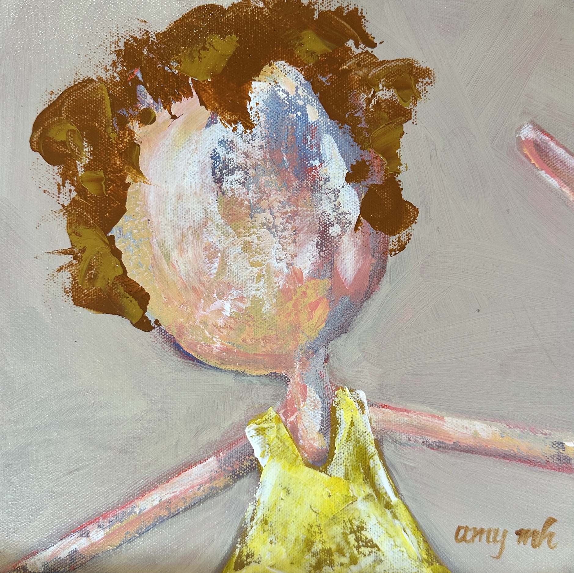 Salted Caramel 10 x 10 the girls 2025 Naples Florida Art Gallery