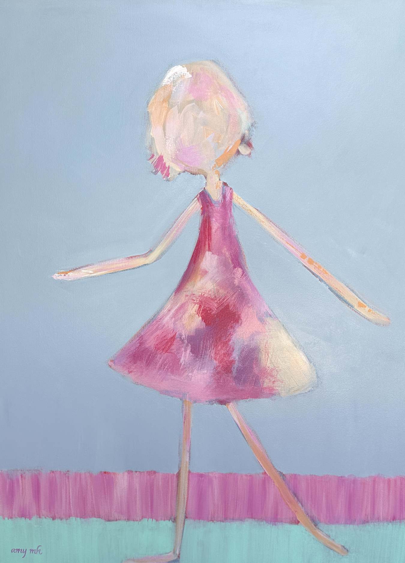 Shopping Spree 48 x 36 the girls 2025 Naples Florida Art Gallery