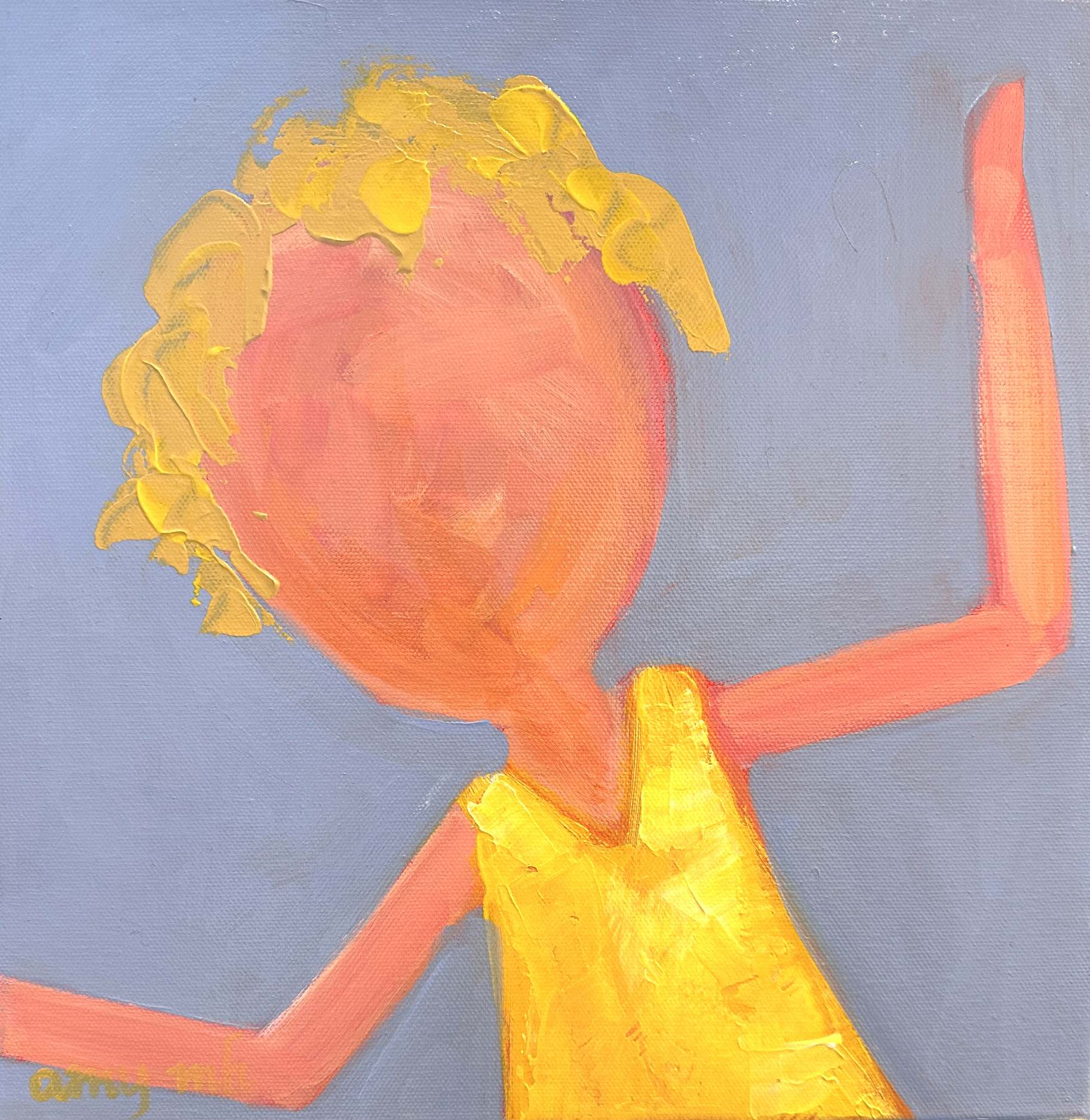 Sunny 12 x 12 the girls 2025 Naples Florida Art Gallery