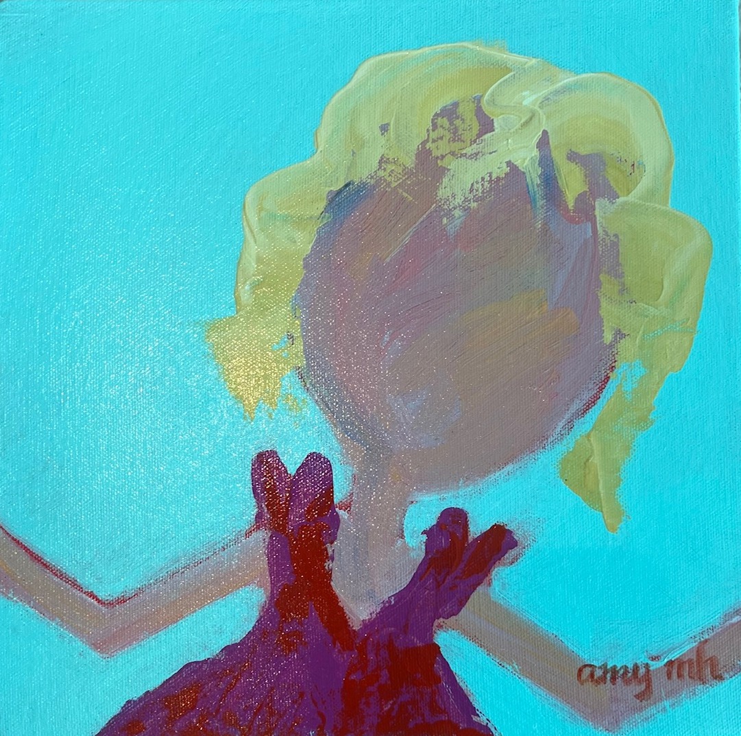 Daisy 10 x 10 the girls 2025 Naples Florida Art Gallery