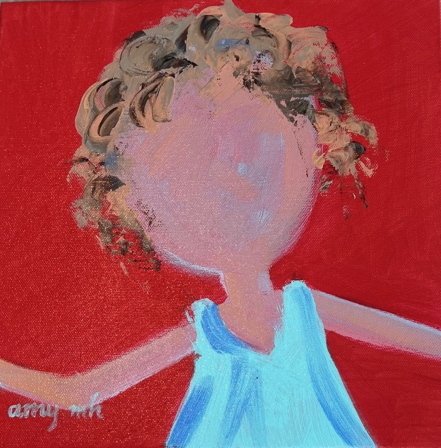 Giggles 10 x 10 the girls 2025 Naples Florida Art Gallery
