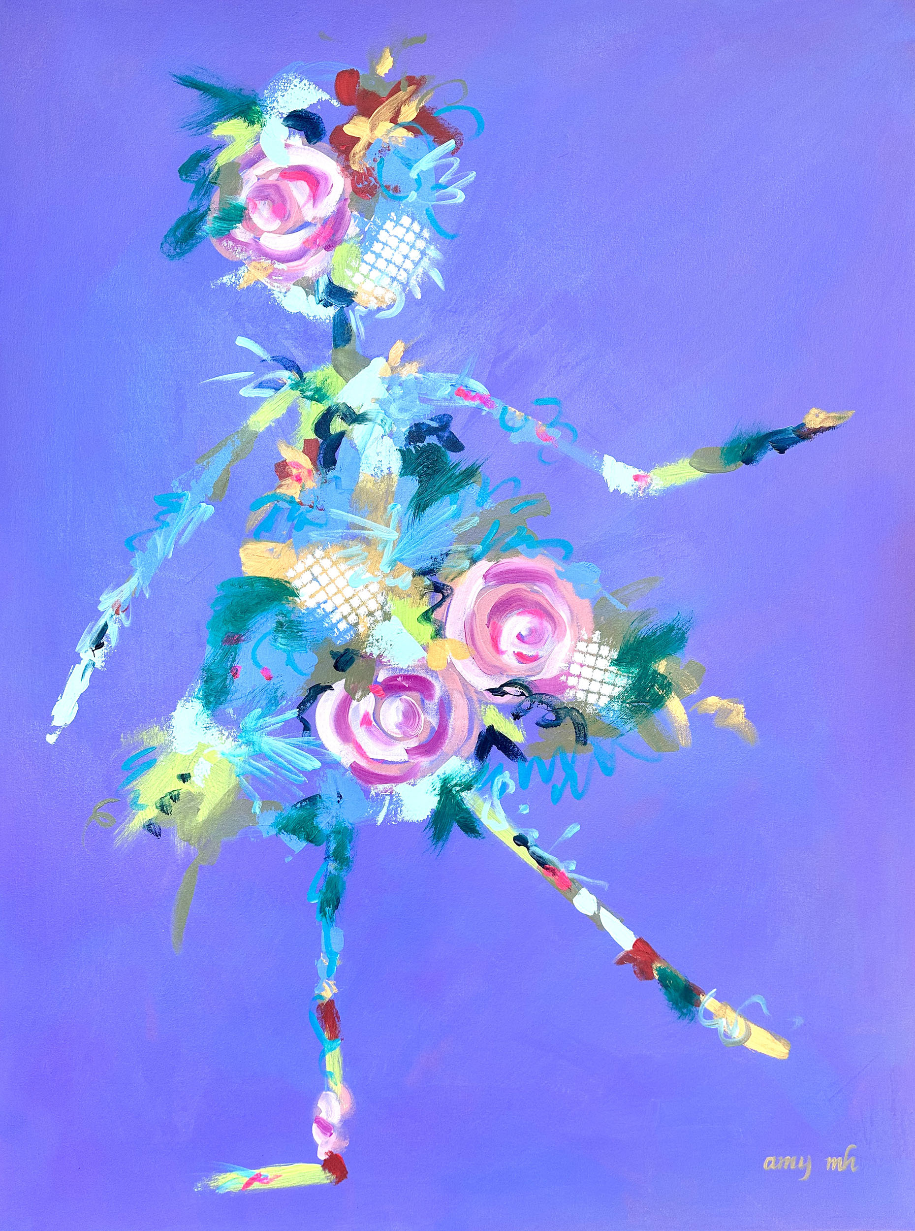 Tutti Frutti 48 x 36 the girls 2025 Naples Florida Art Gallery