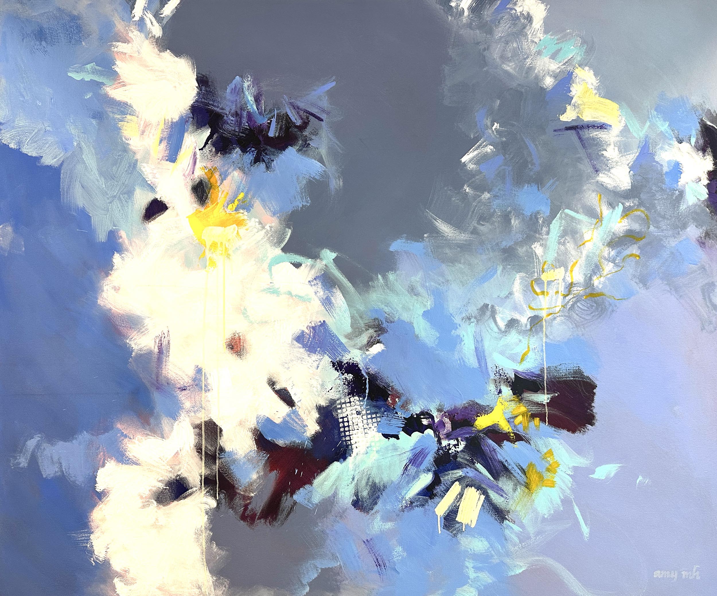 Unleashed 60 x 72 abstracts 2025 Naples Florida Art Gallery