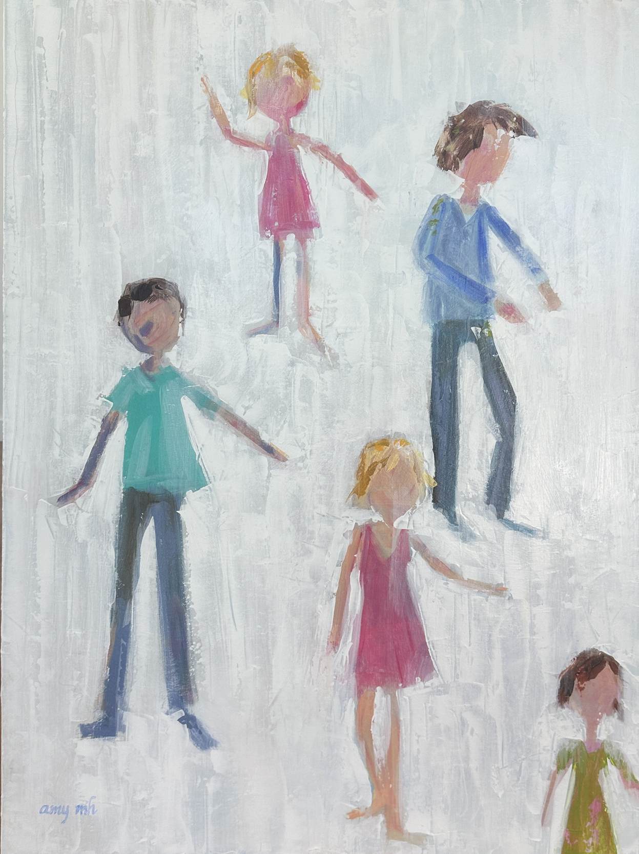 Intuition 40 x 30 the girls 2026 Naples Florida Art Gallery