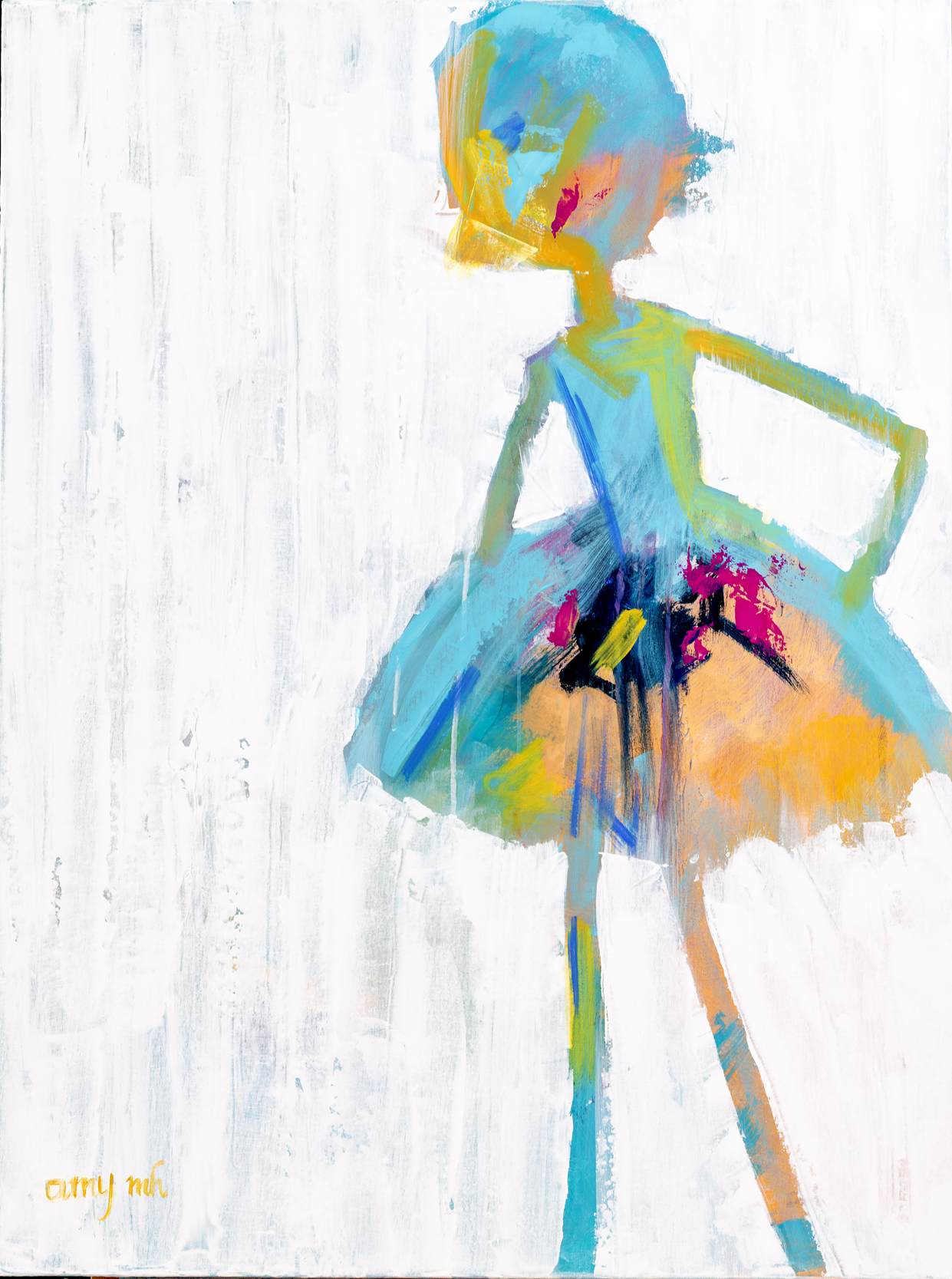 Pucker Up 40 x 30 the girls 2026 Naples Florida Art Gallery