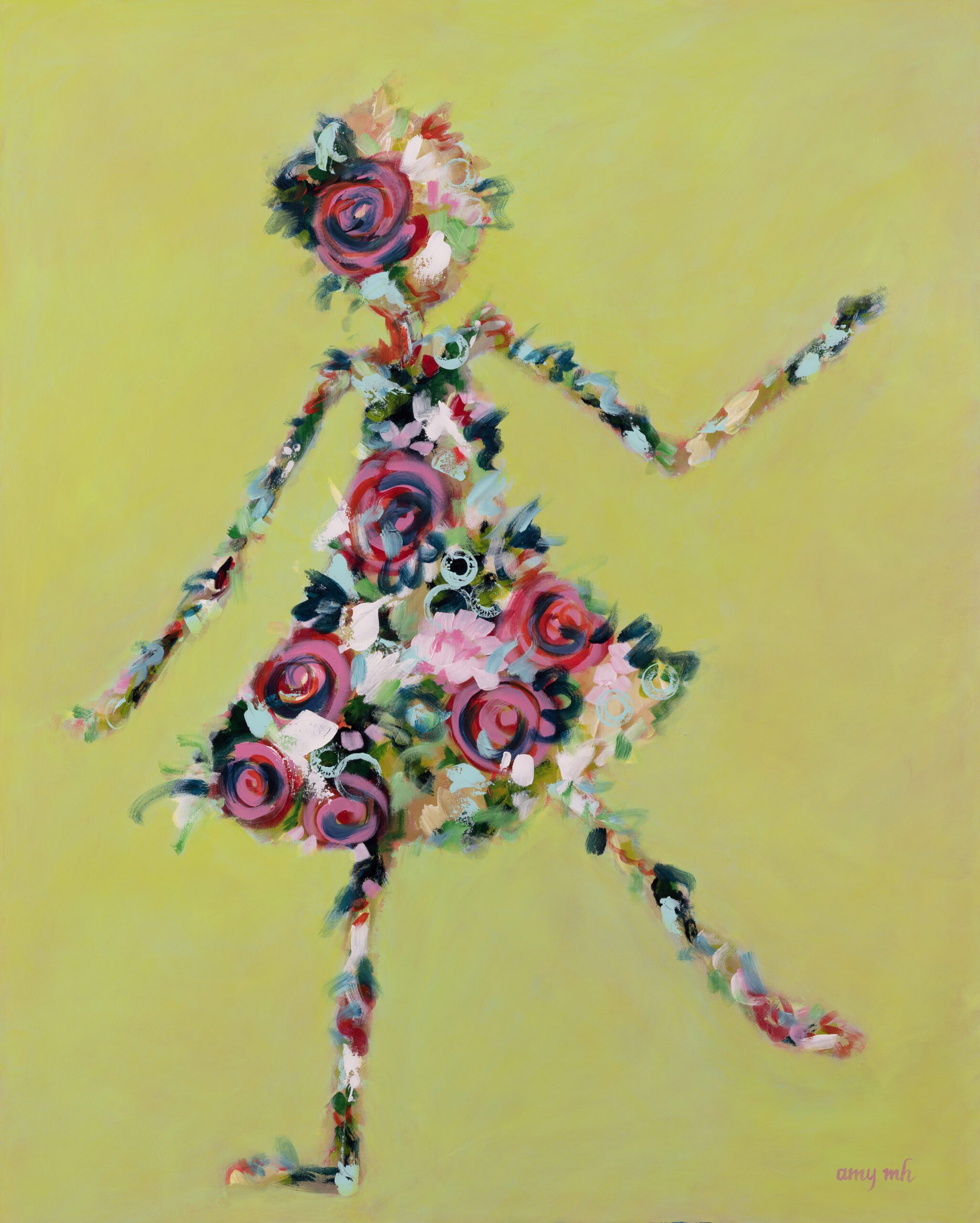 Razzle Dazzle 60 x 48 the girls 2026 Naples Florida Art Gallery
