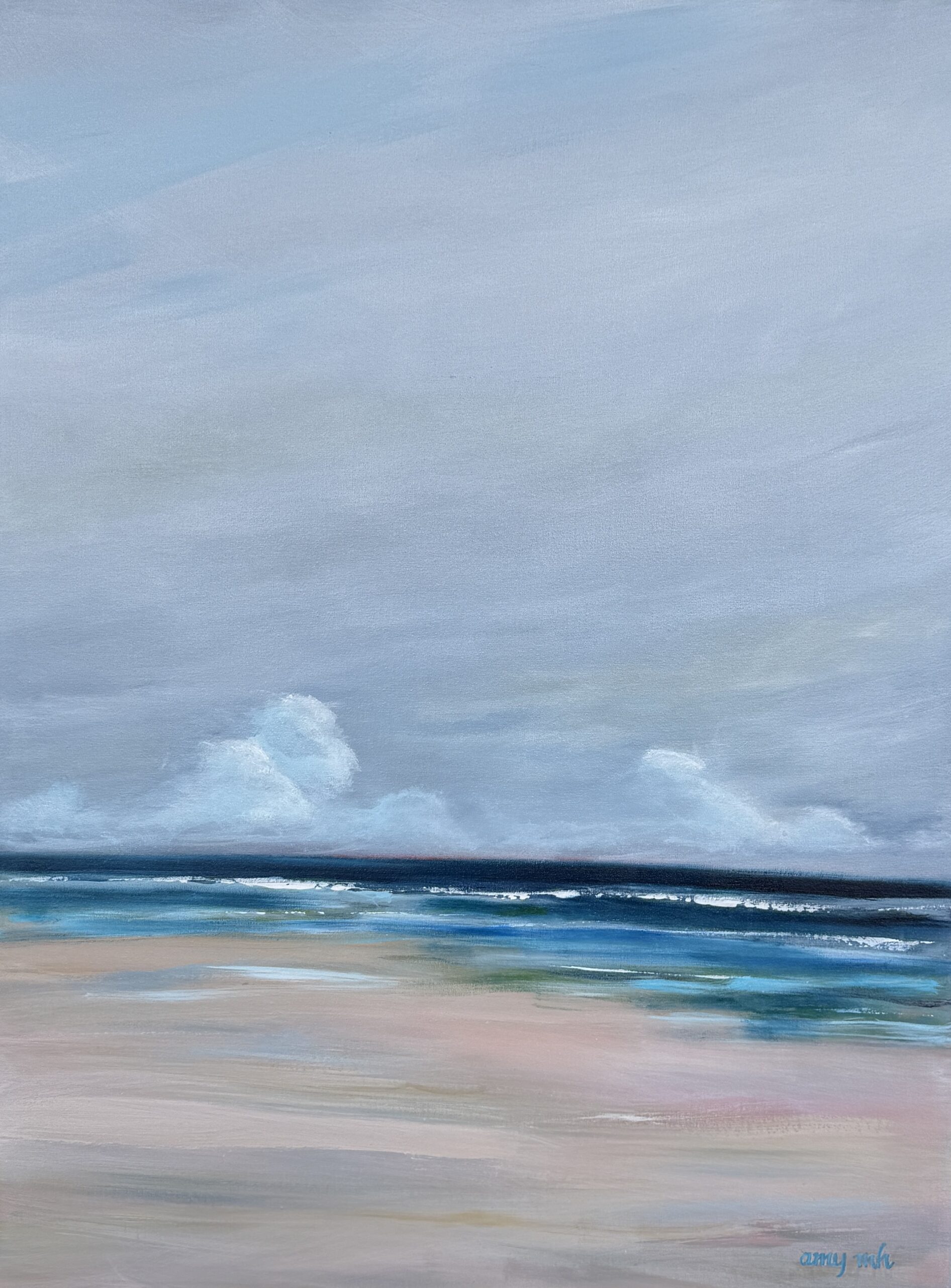 Gathering II (Framed) 48x36 coastals 2026 Naples Florida Art Gallery