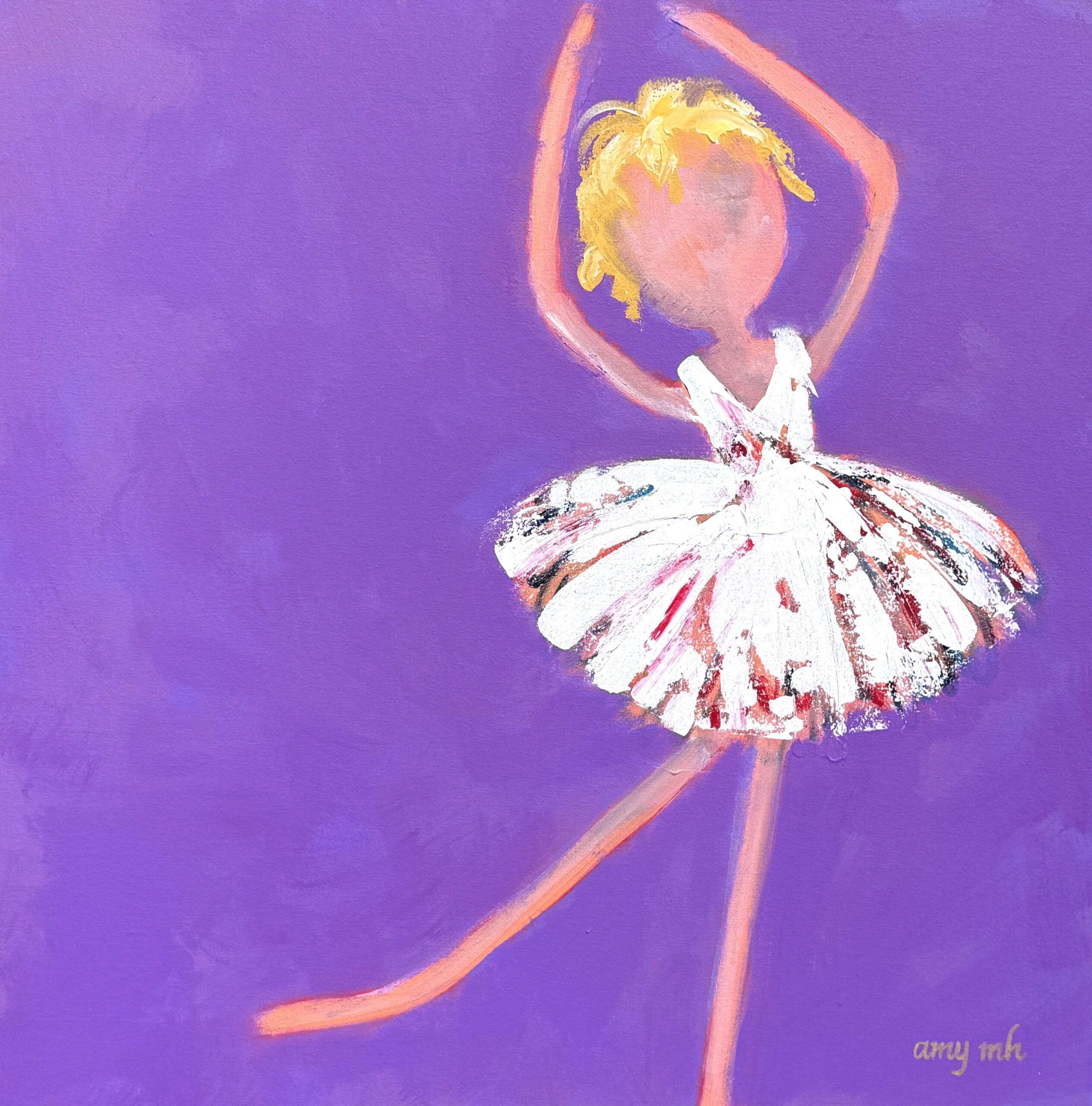 Tiny Dancer 30x30 the girls 2026 Naples Florida Art Gallery